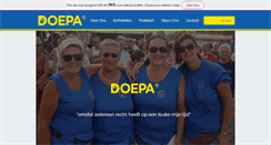 Desktop Screenshot of doepa.be
